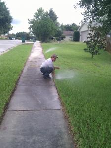 Our North Highlands Irrigation Repair team does individual sprinkler head adjustment